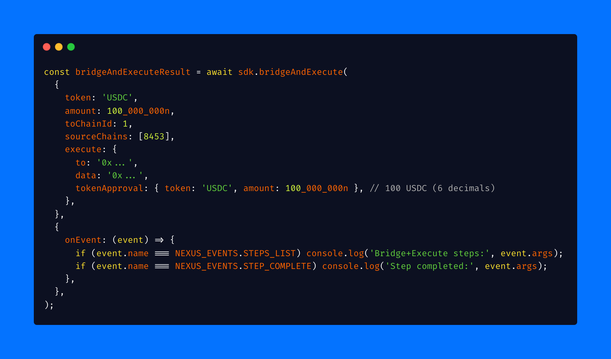 Explore Nexus SDK (Headless)